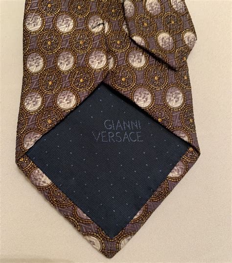 versace neck|gianni Versace tie.